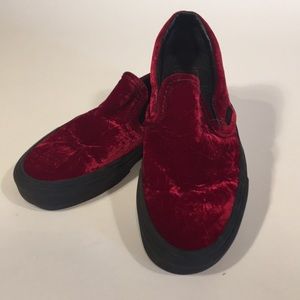 Women’s Red Velvet Vans